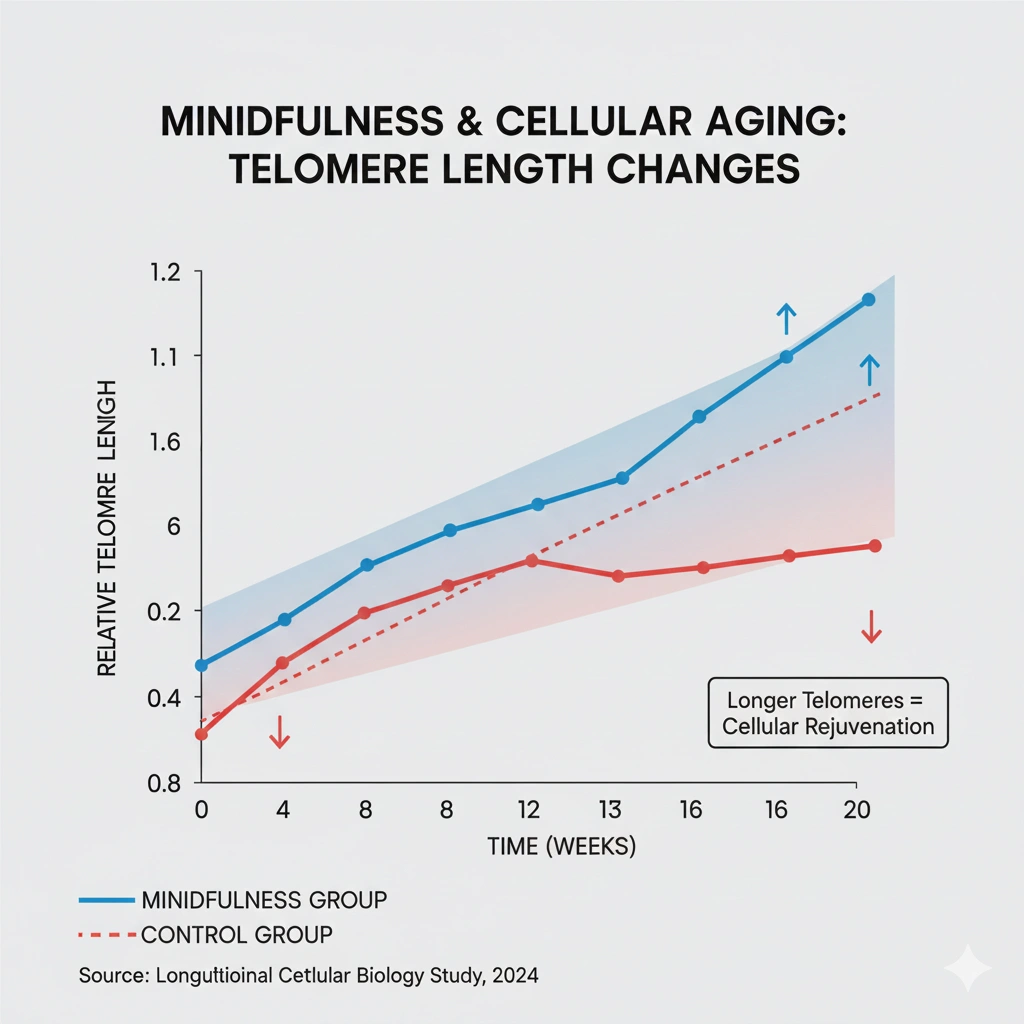 Slow Your Aging: How Mindfulness Literally Protects the Ends of Your Chromosomes 5 IM 8 2