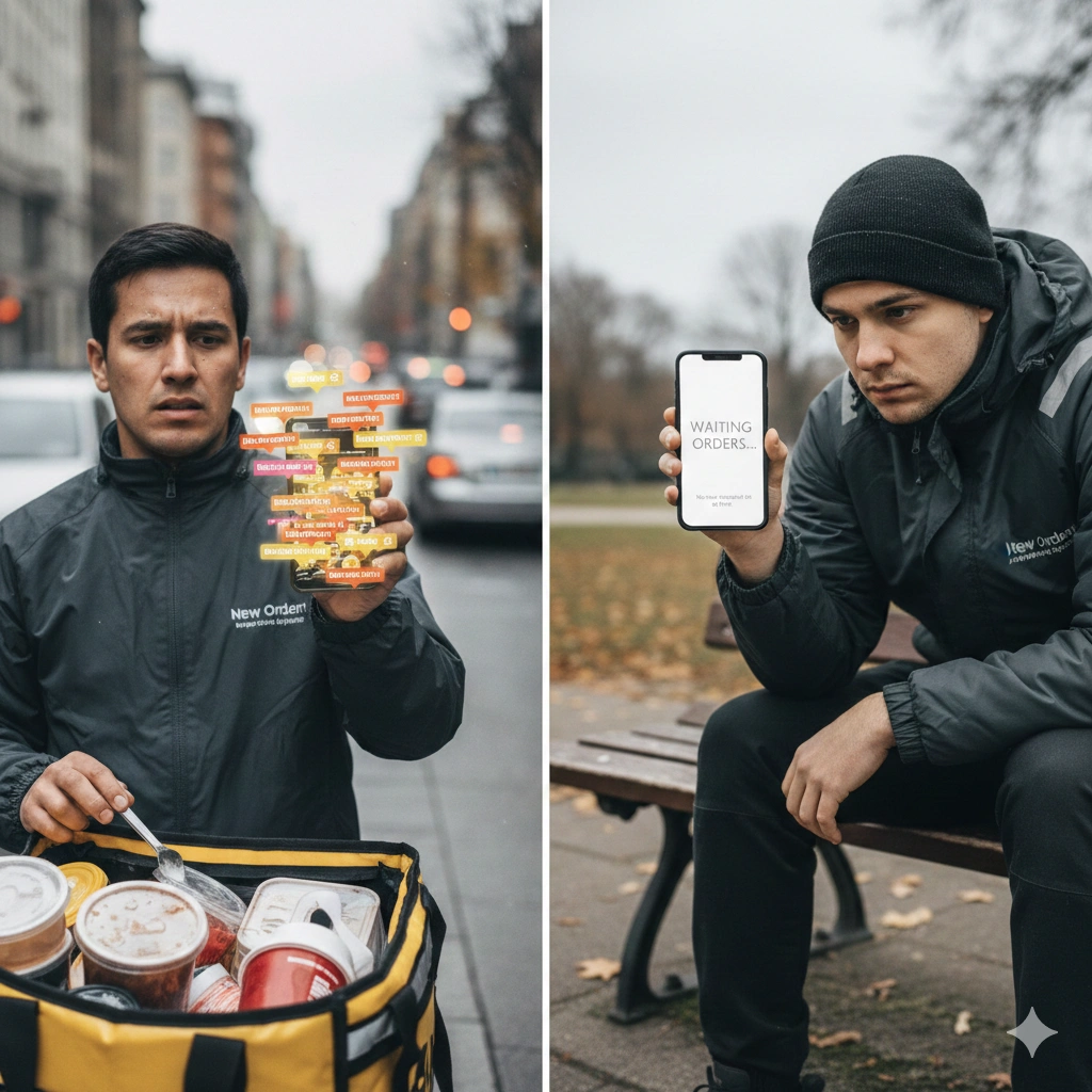 ₹25 Order, 12-Hour Shift, 5-Star Rating Anxiety: A Gig Worker's Survival Guide 1 1 46